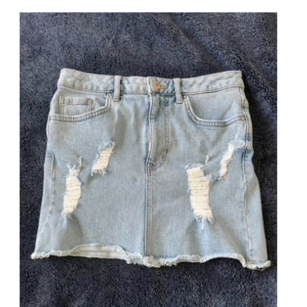 Forever 21 Preppy Denim Skirt